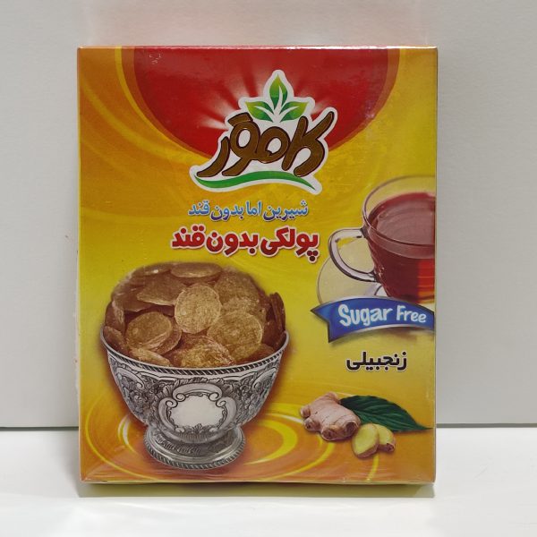 پولکی بدون قند رنجبیل