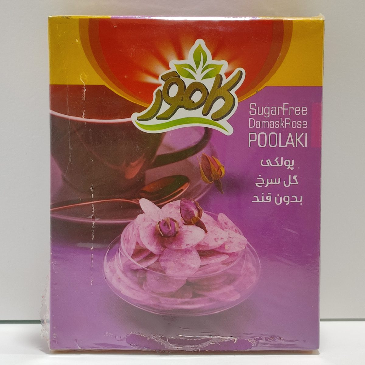 پولکی بدون گل سرخ کامور