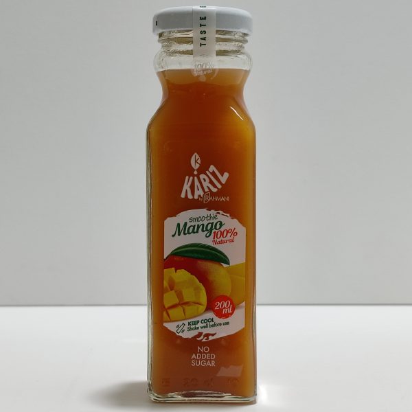 اسموتی انبه طبیعی و بدون شکر